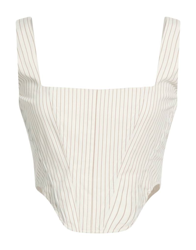 GOOD AMERICAN Top Damen Off white von GOOD AMERICAN