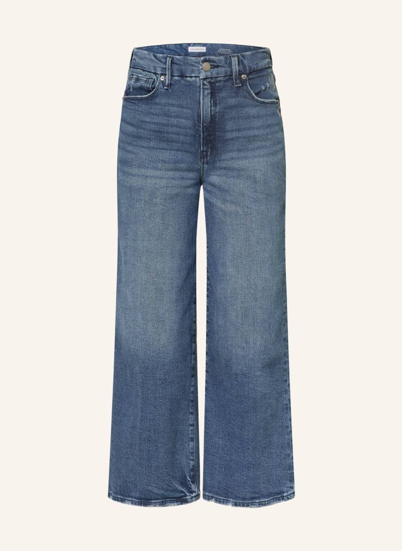 Good American Jeans-Culotte Good Waist Cropped Palazzo blau von GOOD AMERICAN
