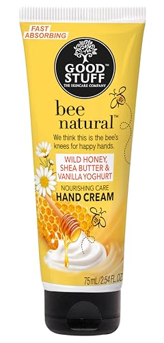 Good Stuff Bee Natural Wild Honey, Sheabutter und Vanillejoghurt, pflegende Handcreme, 75 ml von GOOD STUFF THE SKINCARE COMPANY