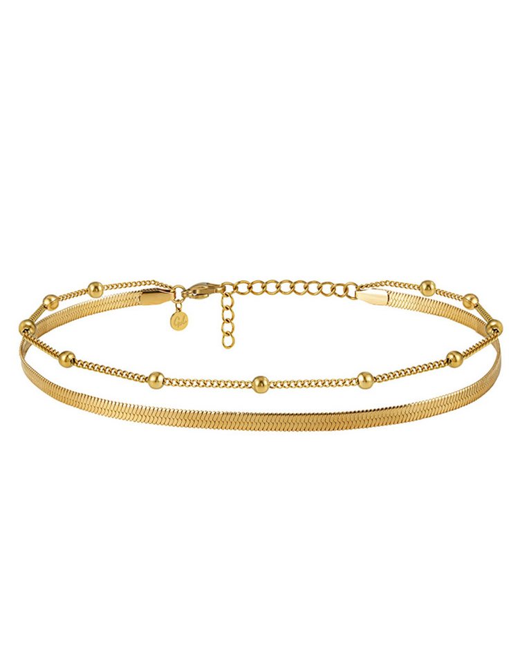 GOOD.designs Fußkette mit Anhänger (1-tlg), mit mehreren Reihen von GOOD.designs