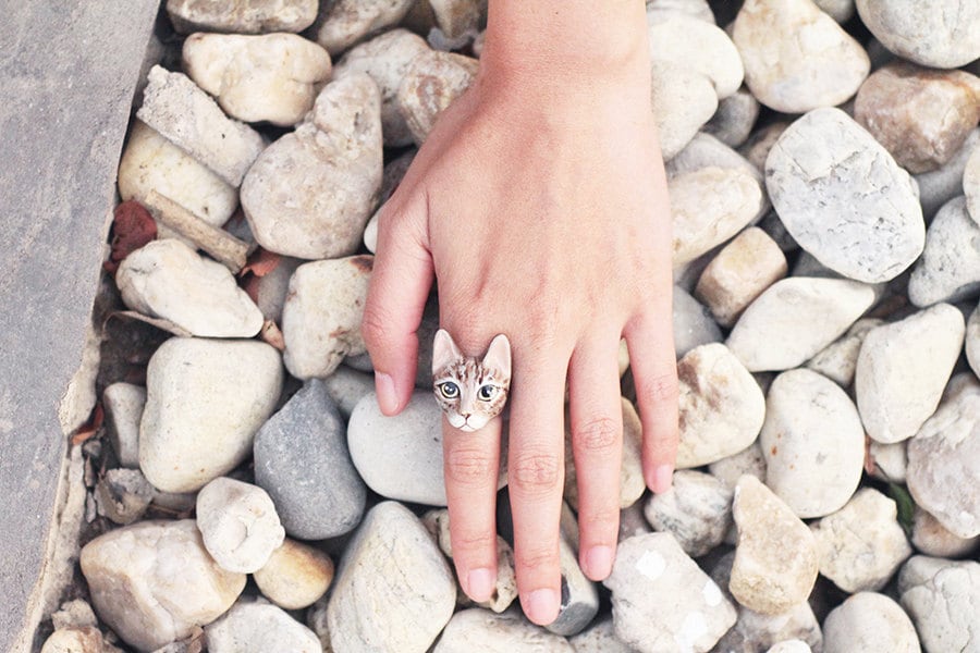 Mok Katze Ring von GOODAFTERNINE