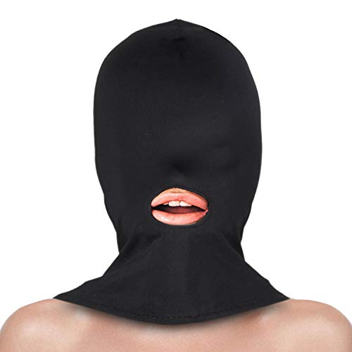 GOODS+GADGETS Erotische Gesichtsmaske Fetisch Maske BD-SM Kopfmaske Dunkelspiel Fetischmaske mit Mundöffnung GOODS+GADGETS Erotische Gesichtsmaske Fetisch Maske BD-SM Kopfmaske Dunkelspiel Fetischmaske mit Mundöffnung von GOODS+GADGETS