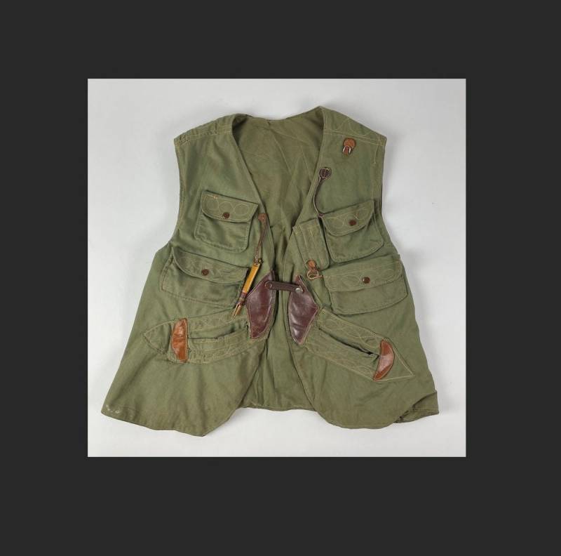 1940Er Jahre Custom Made Multi Pocket Hbt Angelsport Weste with Game Groß von GOODTHINGSYOUCANBUY