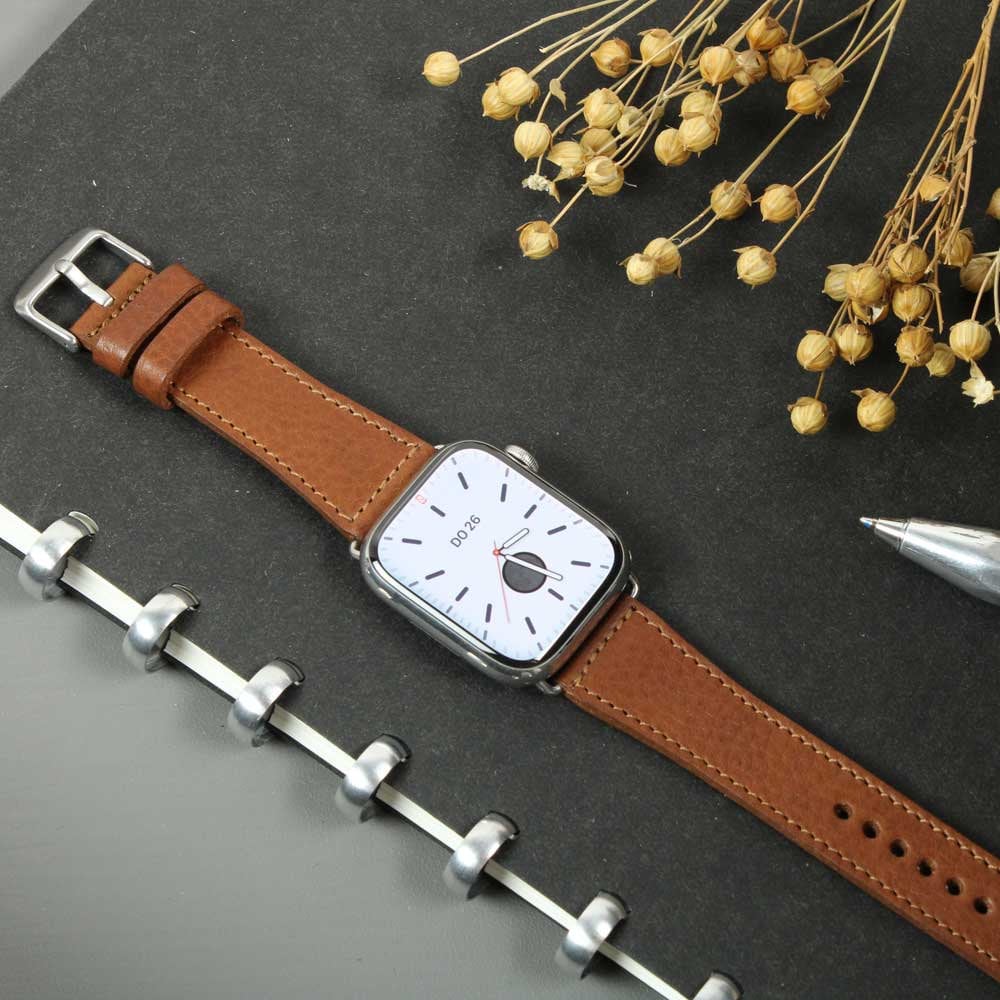 Apple Watch Ultra Band For 49mm, High Quality, Vegetable Tanned Leather - Made in Germany Apple Watch Ultra Band For 49mm, High Quality, Vegetable Tanned Leather - Made in Germany von GOODWILHELM