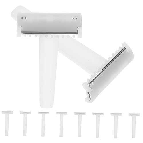 GOOHOCHY 10 Einweg Rasierer für Doppelter Klingen Haarentferner Praktische Rasierer für Körperhaare für Unterarm Reisen und Alltag von GOOHOCHY