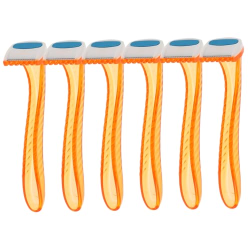 GOOHOCHY 18 Stück Damenrasierer Ergonomischer Körperhaarrasierer für Beine und Intimbereich mit Schutzabdeckung für Sanfte Haarentfernung Unterwegs Zufällige Farbe von GOOHOCHY