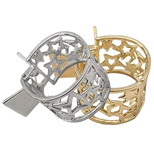 GOOHOCHY 2 Stück Haarspangen mit Stern Design Hochwertige Haarklammern für für Damen und Mädchen für Partys und Besondere Anlässe von GOOHOCHY