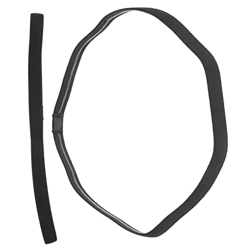 GOOHOCHY 2stücke Sport Stirnbänder Für Damen Und Herren Schweißbänder Workout Haarband Rutsch Sportstirnbänder Weißes Stirnband Multifunktions-haarband Yoga Zubehör von GOOHOCHY