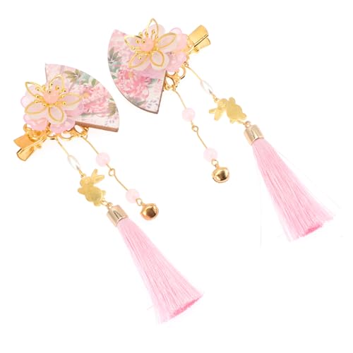 GOOHOCHY 2 Stück Teiliges Japanisches Haarschmuck mit Dekorativer Quaste Filigranen Holz und Haarspangen Langlebig Modisch Geeignet für Damen Kimono Stil Festliche Anlässe von GOOHOCHY