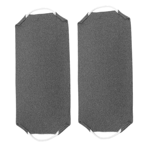 GOOHOCHY 2er Set Peeling Duschhandschuhe Exfolierendes Badetuch Für Tiefe Reinigung Lange Badestraps Mit Griff Körperpeeling Für änner Und Frauen Super Weicher Duschscrubber Für von GOOHOCHY