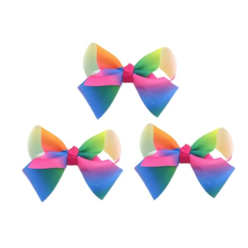 GOOHOCHY 3 Stück Teiliges Haarklammer mit Farbverlauf Langlebige Regenbogen Haarnadeln für Mädchen Modische Haar Accessoires Rutschfest und Geeignet für Dünnes Haar für Alltag und von GOOHOCHY