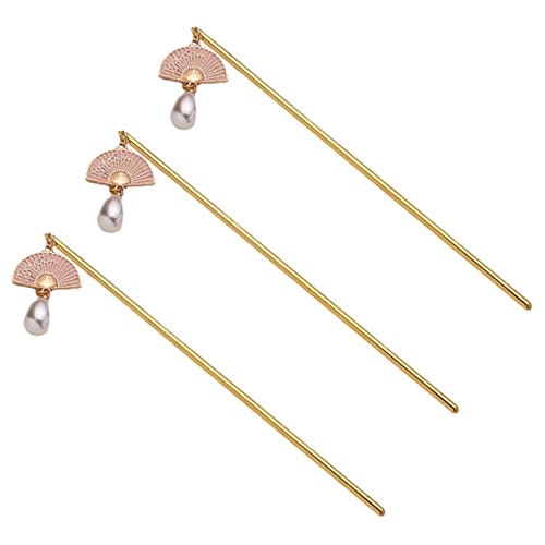 GOOHOCHY 3 Stück Teiliges Vintage Haarstäbchen für Damen Chinesische Haarnadeln für Hochsteckfrisuren Haarschmuck Accessoire für Verschiedene Styles von GOOHOCHY