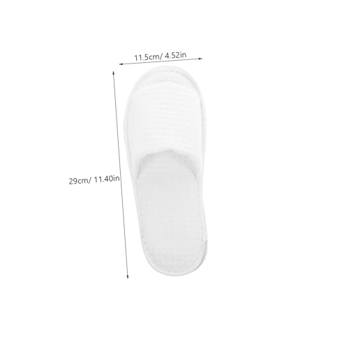 GOOHOCHY 5 Paare Offene Hausschuhe für Gäste Waschbare Spa Slipper Weiche Hotel Pantoffeln für Damen und Herren Wiederverwendbare Atmungsaktive Zimmerpantoffeln für Hotel Reise und von GOOHOCHY
