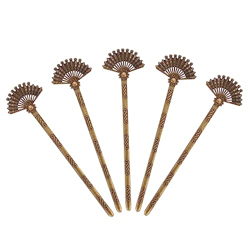 GOOHOCHY 5 Stück Teiliges Retro Legierung Haarstäbchen für Damen Haarnadeln im Antiken Stil Haarschmuck Accessoire für Besondere Anlässe von GOOHOCHY