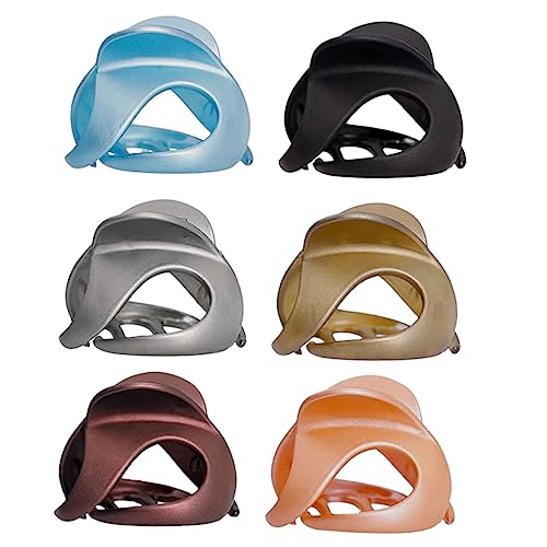 GOOHOCHY 6 Stück Teiliges Haarklammer für Damen Leichte Langlebige Dutt Haarklammern Sechs Farben Modisches Haar Accessoire für Alltag Büro und Freizeit Vielseitig für Verschiedene von GOOHOCHY