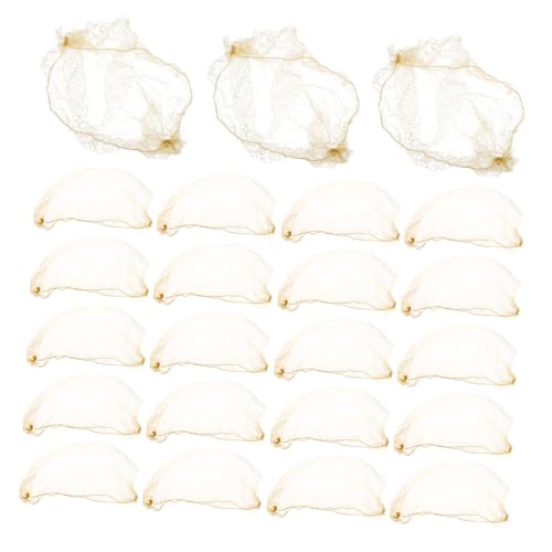 GOOHOCHY 60stücke Unsichtbare Haarnetze Goldfarben Mit Elastischem Rand Für Dutt-haarnetze Für Ballett Mädchen Accessoires Frauen Mädchen Hochzeit Bühnenauftritte von GOOHOCHY
