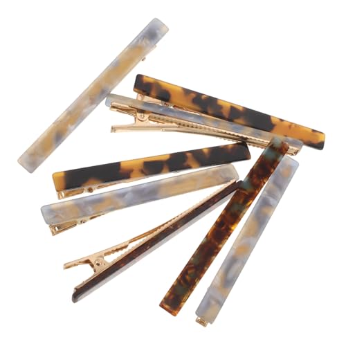 GOOHOCHY 8stücke Flache Haarspangen Für Damen Aus Acetat Vintage-design Für Verschiedene Anlässe Sicherer Sitz Für Dickes Haar Farbe Variabel Leicht Zu Verwenden von GOOHOCHY