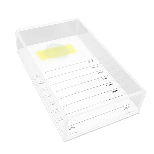 GOOHOCHY Wimpernverlängerungsbox Mit Deckel Wimpernaufbewahrungsplatte Aus Acryl Wimpern-organizer Zum Pfropfen Aufbewahrungsbehälter Für Wimpern Wimpernschale Zum Sichern Und Sauberhalten von GOOHOCHY