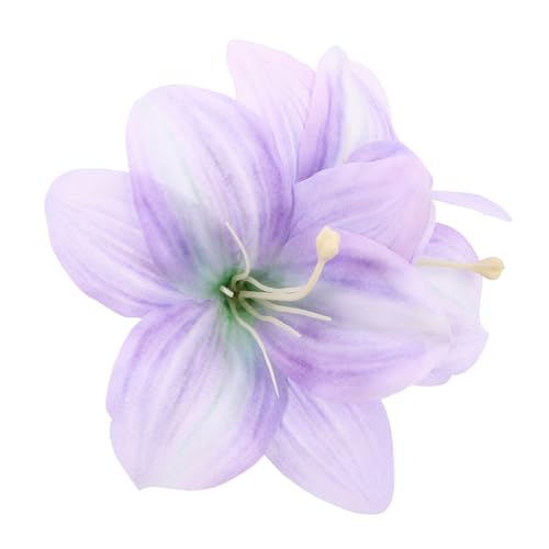 GOOHOCHY Haarklammer Lilienblüte Stabiles Material Seitlicher Blumen Haarschmuck Femininer Look Vielseitig Einsetzbar für Damen Boho Stil Geeignet für Strand und Alltag von GOOHOCHY