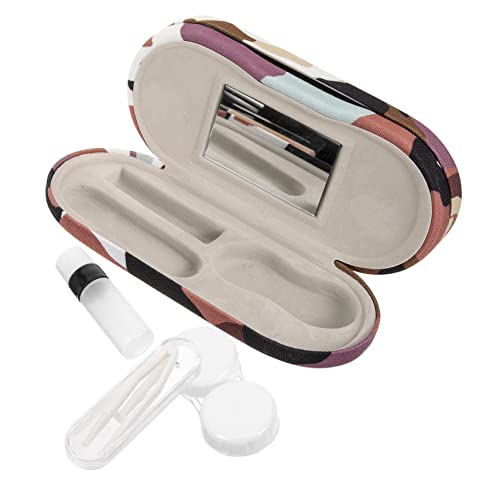 GOOHOCHY Brillenausrüstung Tragbares Hartschalen-brillenetui Doppelschichtiger Brillen-Organizer Für Reisen Und Zuhause Geeignet Für Standard Und Lesebrillen von GOOHOCHY