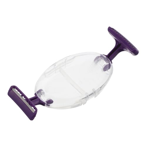 GOOHOCHY Kompakter Sicherheitshobel für Damen Manuelles Haarentfernungstool für Gesicht Körper und Empfindliche Bereiche Schmerzfreie Haarentfernung mit Schutzvorrichtung für von GOOHOCHY