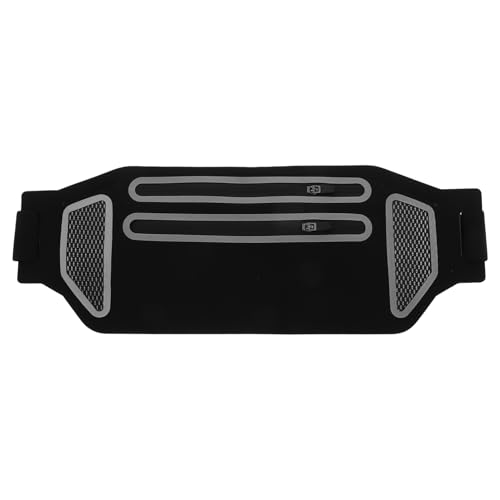 GOOHOCHY Laufgürtel Mit Doppelreißverschluss Leicht Hüfttasche Mit Handyhalterung Für Damen Herren Für Outdoor Sport von GOOHOCHY