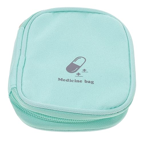 GOOHOCHY Pille aufbewahrungsbeutel notfallpakete medikamenten-Box medikamente Boxen verbandskaste Tasche Geldbeutel-Kit Campingvorräte Hausapotheke Aluminiumlegierung Green von GOOHOCHY
