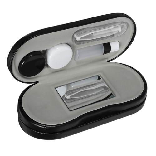GOOHOCHY Kontaktlinsenbehälter Aus Fester Und Tragbarer Linsenbehälter Kleiner Und Dekorativer Linsenbehälter Für Damen Kontaktlinsen-aufbewahrungsbox Lens Organizer von GOOHOCHY