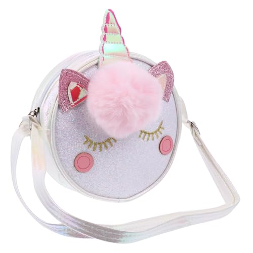 GOOHOCHY Unicorn Design Schultertasche mit Großem Fassungsvermögen Modische Crossbody Umhängetasche für Mädchen Praktisches Geschenk für Geburtstag und Party Premium reißverschluss von GOOHOCHY