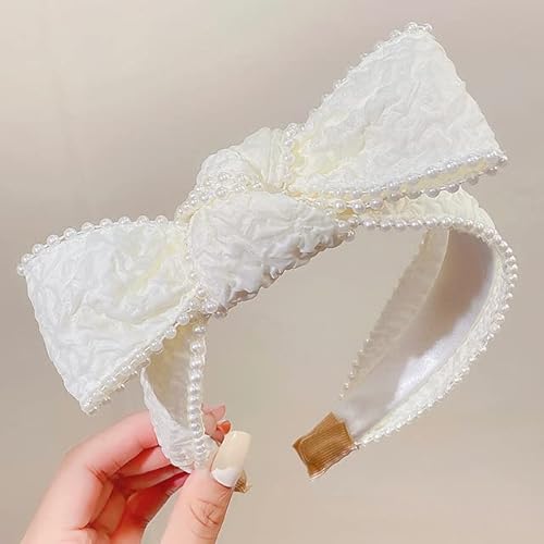 GOOMBIRA Stoff Solid Bowknot Stirnband für Frauen Haarband Zubehör Korean-14, China von GOOMBIRA