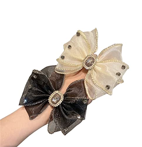 Haare Ringe Haargummis 2pcs Mädchen-Haar-Ring-weiblicher Haar-Kopf-Seil-Gummiband-Haar-Seil-Spule-Haar-Kopfschmuck Haarbänder Pferdeschwanz von GOOPEEG