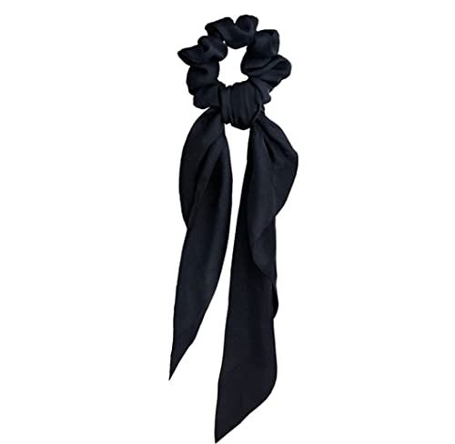 Haare Ringe Haargummis 5 Stücke Haar Schal Scruncheis Für Mädchen Geknotete Schleife Haargummis Elastische Bänder Satin Haarband Haarbänder Pferdeschwanz von GOOPEEG