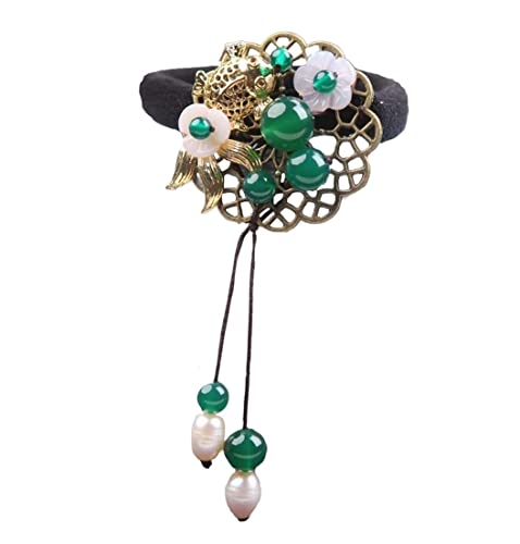 Haare Ringe Haargummis Elastisches Haar-Gummiband-Band, Pferdeschwanz-Halter-Mädchen-Perlen-Brötchen-Seil Für Frauen Haarbänder Pferdeschwanz von GOOPEEG