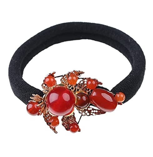 Haare Ringe Haargummis Haarring, Kopf, Seil, Haarschmuck, Gebundener Pferdeschwanz, Halb Gebundenes Haargummiband Haarbänder Pferdeschwanz von GOOPEEG