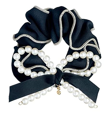 Haare Ringe Haargummis Perlen-Haargummis, Haargummis, Elastischer Haargummi, Pferdeschwanzhalter, Haarband Für Mädchen Haarbänder Pferdeschwanz von GOOPEEG