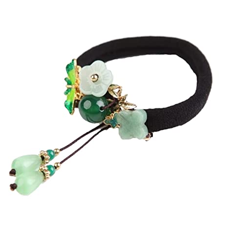 Haare Ringe Haargummis Quaste Haarring Seil Spule Haar Kopfschmuck Elastisches Seil Gummiband Kopf Seil Damen Haarbänder Pferdeschwanz von GOOPEEG