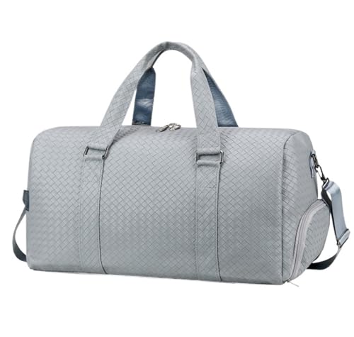Handgepäck Tasche Sporttasche 18-Zoll-Reisetasche Für Damen, Weekender, Handgepäck, Schultertasche, PU-Leder, Sporttasche Übernachtungstasche(D) von GOOPEEG