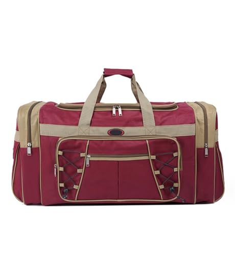 Handgepäck Tasche Sporttasche Faltbare Reisetasche Mit Schultergurt Für Männer Und Frauen, Für Aufhängen Von Kleidern, Koffern, Reisetaschen Übernachtungstasche(C) von GOOPEEG