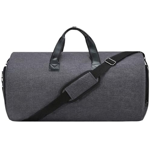 Handgepäck Tasche Sporttasche Handgepäck-Reisetasche Für Männer Und Frauen, 2-in-1-Hängekoffer, Anzug, Geschäftsreisetaschen Übernachtungstasche(A) von GOOPEEG