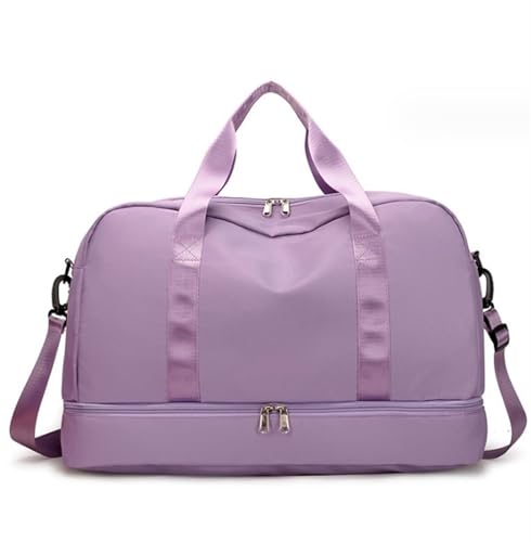 Handgepäck Tasche Sporttasche Weekender-Taschen Für Damen, 19-Zoll-Sport-Reisetasche Mit Mehreren Taschen Und Schuhfach Übernachtungstasche(I) von GOOPEEG