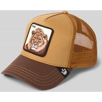 GOORIN BROS. Basecap mit Motiv-Patch Modell 'The King Lion' in Beige, Größe 1 von GOORIN BROS.