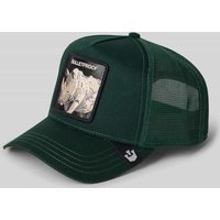 GOORIN BROS. Trucker Cap mit Motiv-Patch Modell 'The Bulletproof Rhino' in Dunkelgruen, Größe 1 von GOORIN BROS.