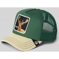 GOORIN BROS. Trucker Cap mit Motiv-Patch Modell 'The Stag' in Gruen, Größe 1 von GOORIN BROS.