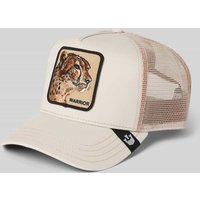 GOORIN BROS. Trucker Cap mit Motiv-Patch Modell 'The Warrior Cheetah' in Offwhite, Größe 1 von GOORIN BROS.