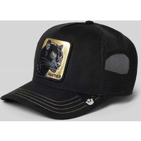 GOORIN BROS. Trucker Cap mit Motiv-Stitching Modell 'Golden Panther' in Black, Größe 1 von GOORIN BROS.