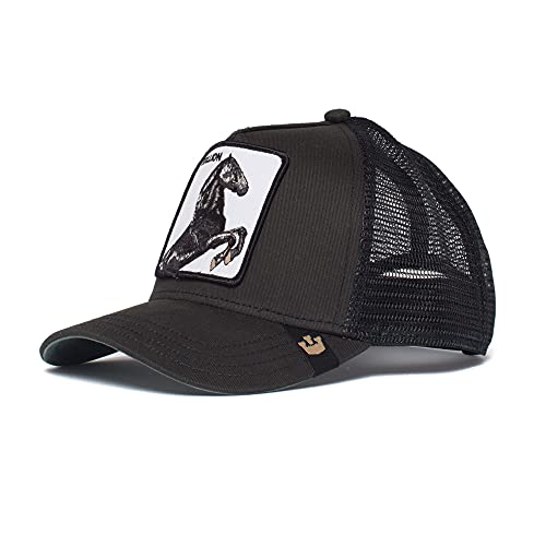 Goorin Bros. Herren The Farm Unisex Baseball Trucker Cap Baseballkappe, Schwarz (Stallion), Einheitsgröße von Goorin Bros.