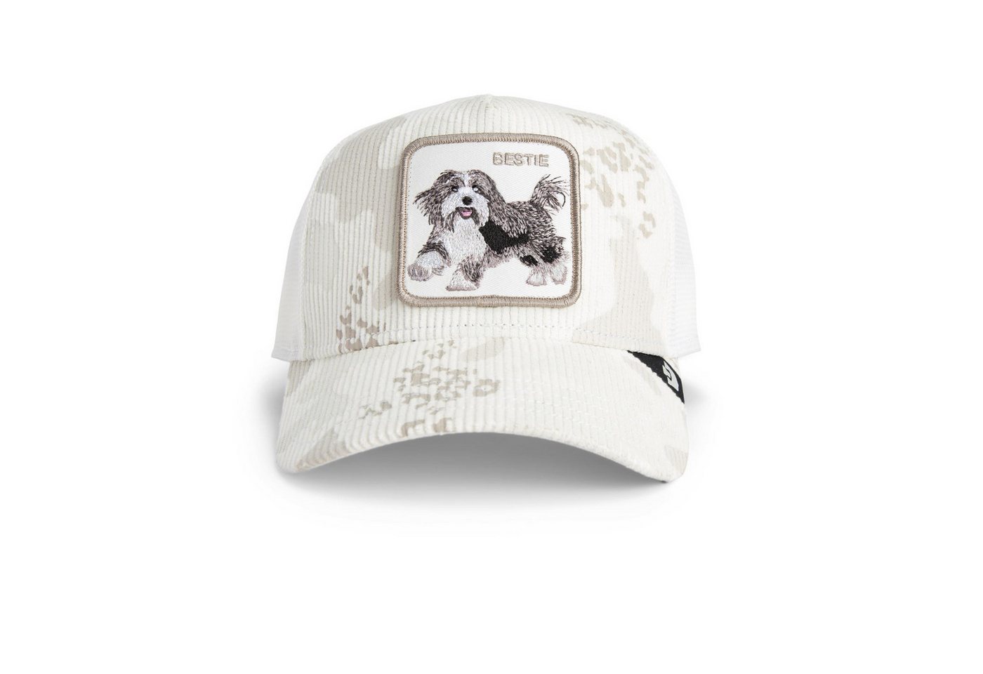 GOORIN Bros. Trucker Cap Goorin Bros. Bestie Camo Trucker Cap Corduroy Camo off white (Basecap, Meshcap, Trucker Kappe) von GOORIN Bros.