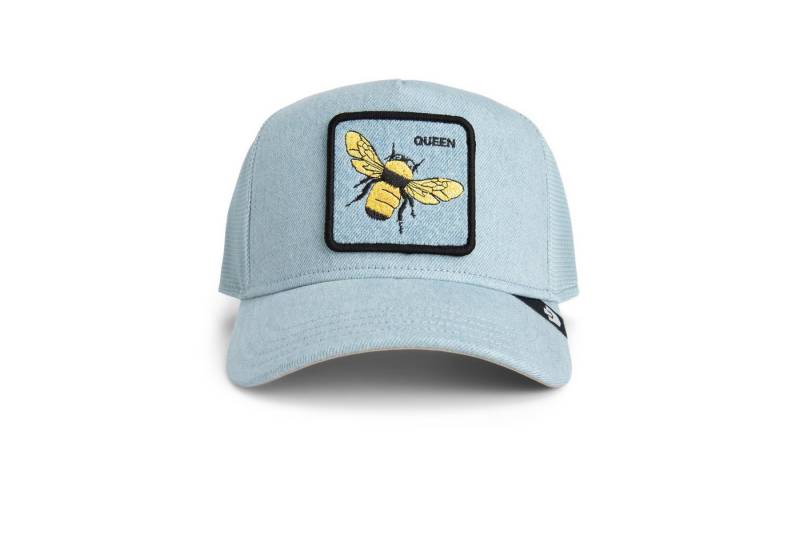 GOORIN Bros. Trucker Cap Goorin Bros. Denim Queen Trucker Cap Light Denim (Basecap, Basecap, Meshcap, Trucker Kappe) Bedruckte Innenseite von GOORIN Bros.