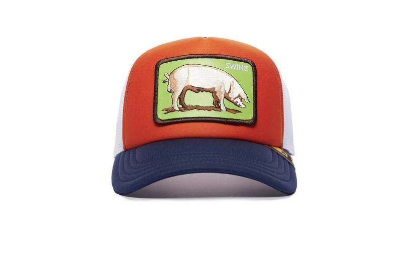 GOORIN Bros. Trucker Cap Goorin Bros. First Pig Trucker MEsh Cap FARM ORIGINALS Red (Basecap, Meshcap, Trucker Kappe) von GOORIN Bros.