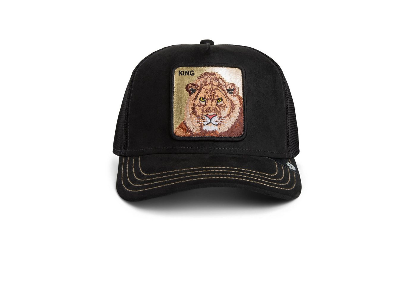 GOORIN Bros. Trucker Cap Goorin Bros. Golden King Trucker Cap Golden Suede black (Basecap, Meshcap, Trucker Kappe) von GOORIN Bros.
